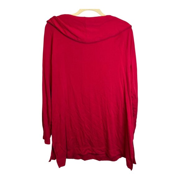 Chico's Blouse Women's‎ Size XL Zenergy Cowl Neck Chicos 3 Red - Picture 2 of 4